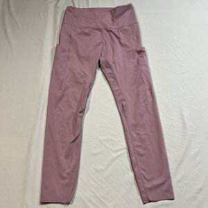Wellbeing + BeingWell Revolve Pink Mauve High Rise Pocket Leggings M 26" Ankle